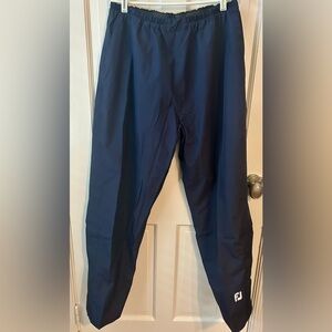 DryJoys by FootJoy Mens Golf Rain Pants Waterproof Windproof Black Size Large